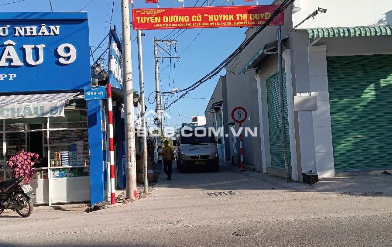 Bán nền đất đường Bình Mỹ, dựng nhà ở liền. 5x10m, 350tr